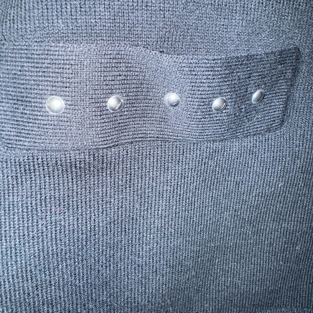 Dennis Basso Black Knit Cardigan Size 2X - Picture 3 of 4